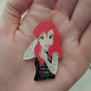 Punk Goth Disney Princess Ariel Pin NEW